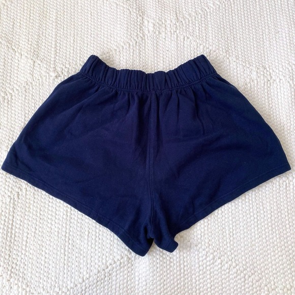 Kondi Lounge Shorts Pull On Side Pockets High Rise Elastic Waist Blue Women's XS - Picture 2 of 4